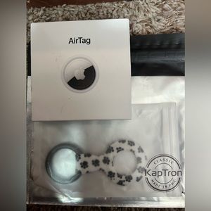 AirTag and AirTag holder